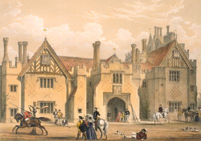 Joust Practice, Compton Wynyates, Warwick, mid 1600s, from 